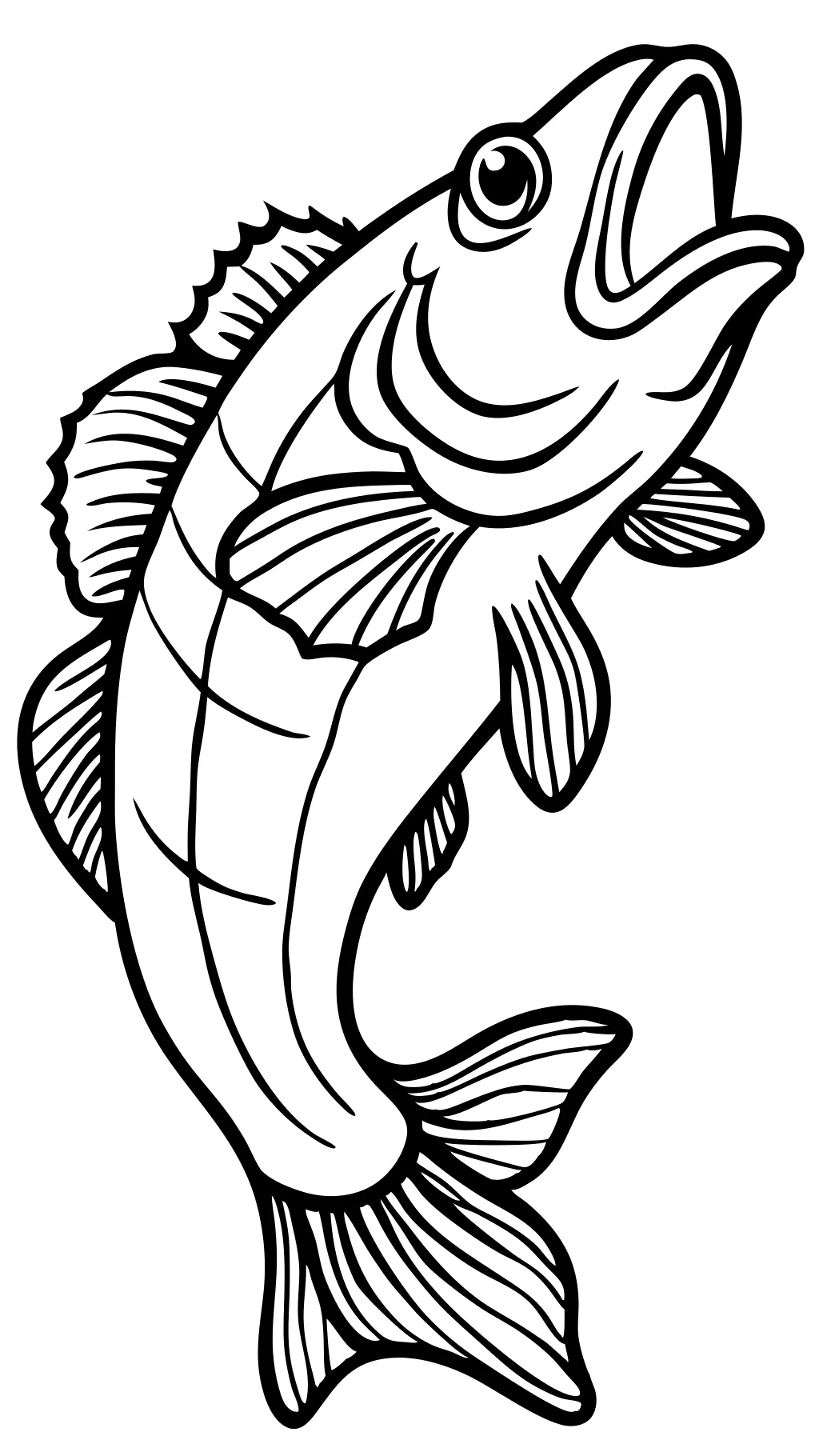 bass coloring pages